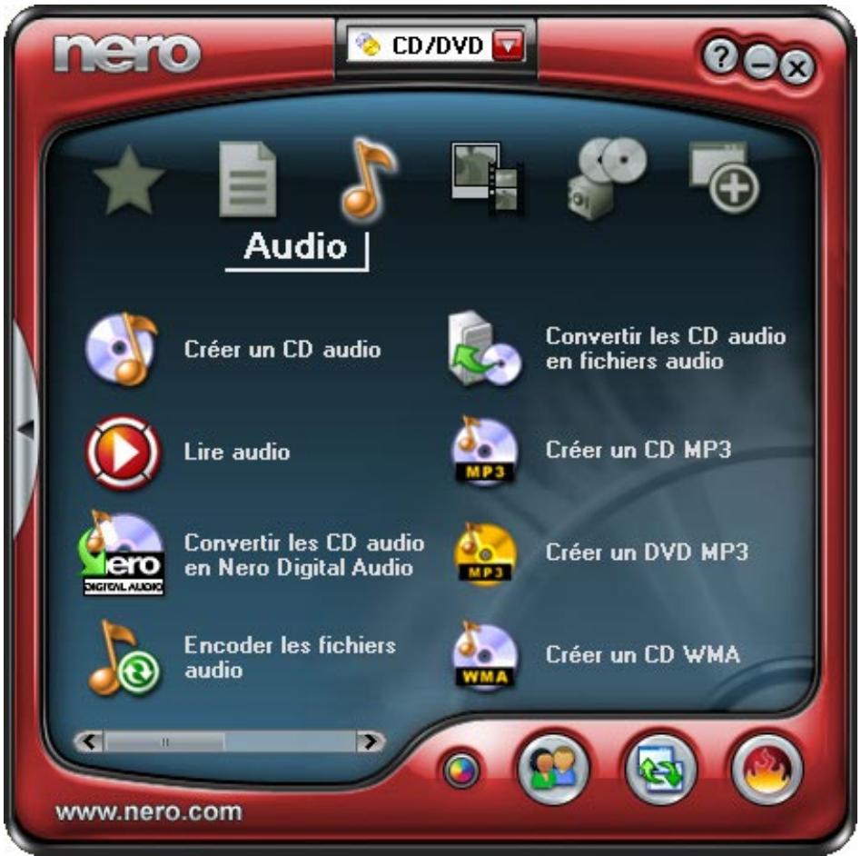 NERO 6 - Créer un disque audio - 1