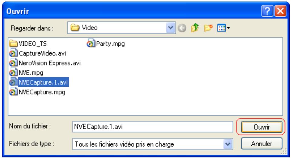 NERO 6 - Créer un disque vidéo - 4