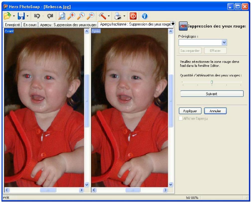 NERO PHOTOSNAP - Suppression des yeux rouges - 3