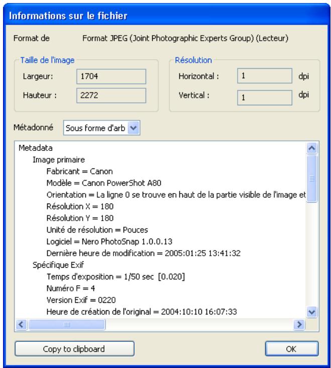 NERO PHOTOSNAP - Obtention d'informations sur le statut de la photo - 1