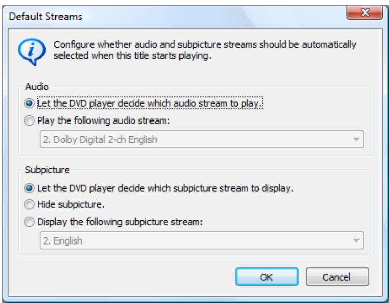 NERO RECODE MULTIMEDIA SUITE 10 - Default Streams Window - 1
