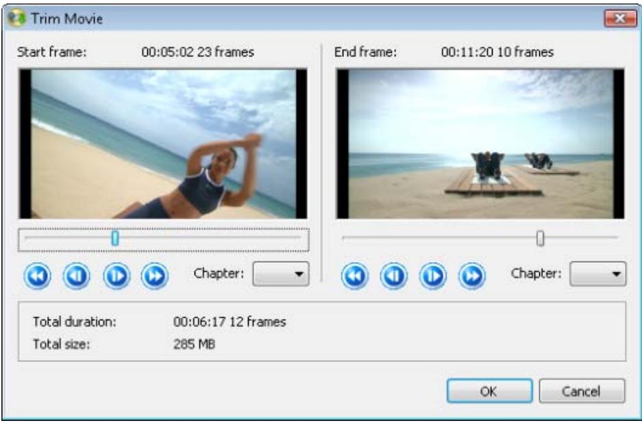 NERO RECODE MULTIMEDIA SUITE 10 - Trim Movie Window - 1