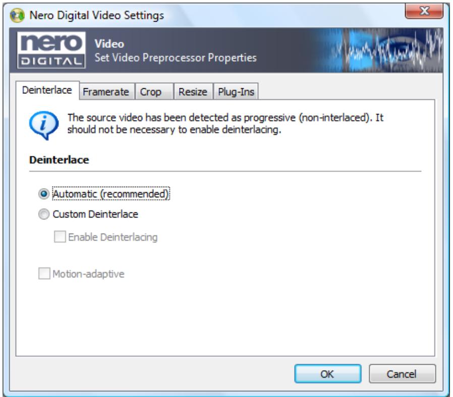 NERO RECODE MULTIMEDIA SUITE 10 - Nero Digital Video Settings - 1