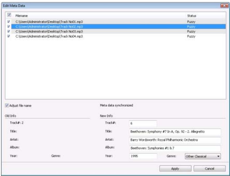 NERO SHOWTIME 9 - Identifying Audio Files - 2