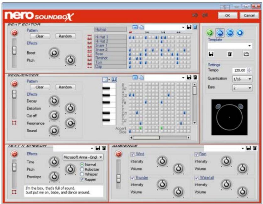 NERO SOUNDTRAX 9 - Nero Soundbox main screen - 1