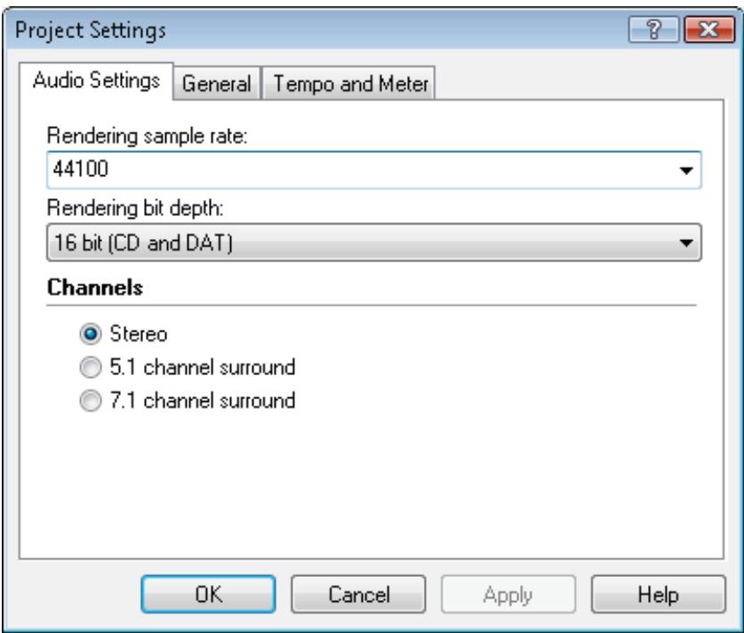 NERO SOUNDTRAX MULTIMEDIA SUITE 10 - Audio Settings Tab - 1