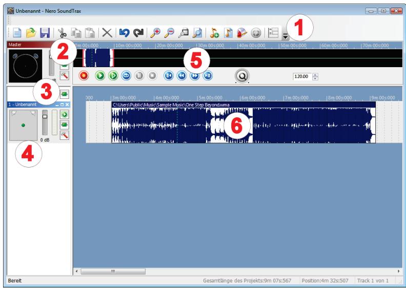 NERO SOUNDTRAX MULTIMEDIA SUITE 10 - Main Window - 1