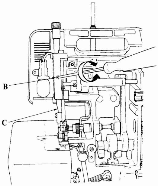 JUKI MO-654 - Comment effectuer le réglage - 3