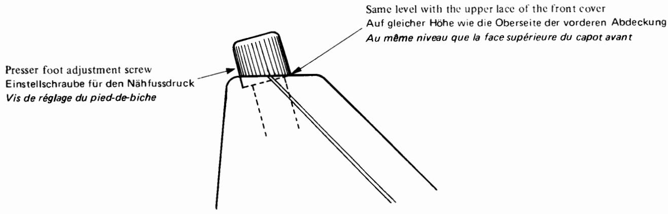 JUKI MO-654 - Comment effectuer le réglage - 4