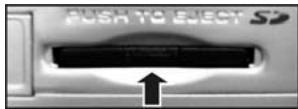 GENIUS D1211 - Inserting the memory card - 2