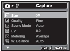 GENIUS D500 - Camera Menu - 1