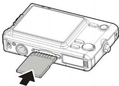 GENIUS D5123 - Inserting an SD card - 1