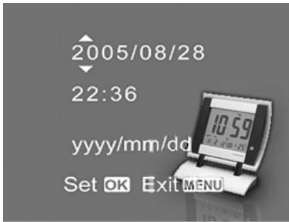 GENIUS D5123 - Setting the date and time - 3