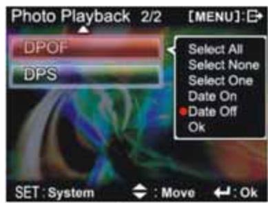 GENIUS DV1210 - DPOF - 6