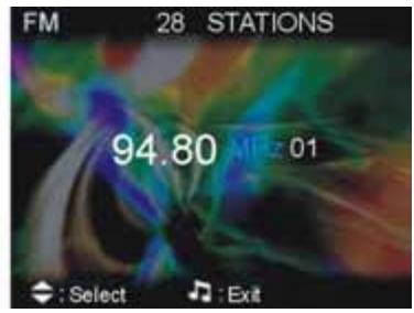GENIUS DV1210 - Listening to a station - 3