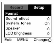 GENIUS DV410 - Formatting an SD memory card - 1