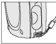 GENIUS DV410 - Attaching the Hand Strap - 1