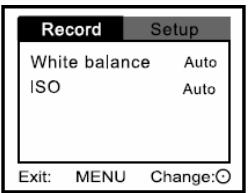 GENIUS DV410 - Record menu - 3