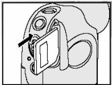 GENIUS DV410 - Inserting an SD memory card (optional accessory) - 1