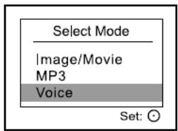 GENIUS DV410 - Recording voice files - 2