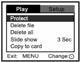 GENIUS DV410 - Protecting still images/video clips - 1