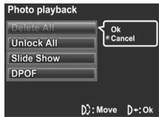 GENIUS DV505 - Delete all - 2