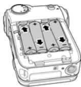 GENIUS DV505 - Inserting the batteries - 2