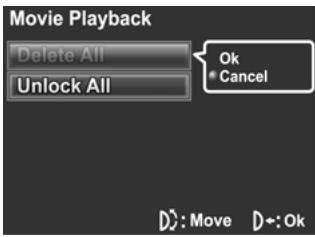 GENIUS DV505 - Delete All - 2