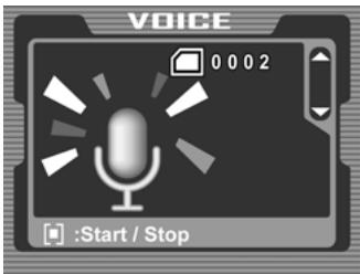 GENIUS DV505 - Taking a voice recording - 1