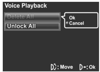 GENIUS DV505 - Delete all - 2