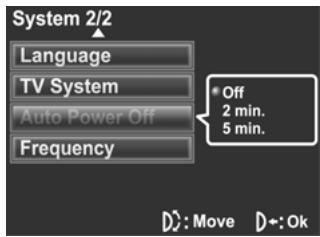 GENIUS DV505 - Auto power off - 2