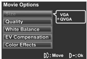 GENIUS DV505 - Video size - 2