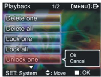 GENIUS DV5122 - Playback menu - 9