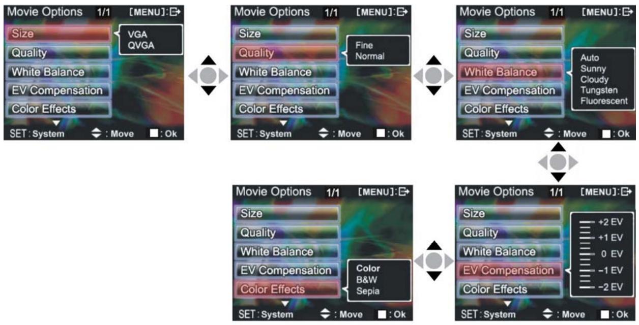GENIUS DV5122 - Video menu - 1