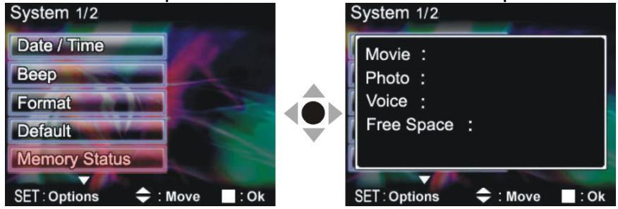 GENIUS DV5122 - Memory info - 1