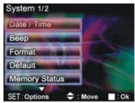GENIUS DV5122 - Setup mode - 1
