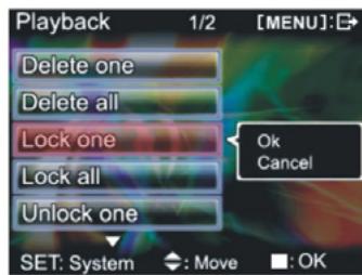 GENIUS DV5122 - Playback menu - 5