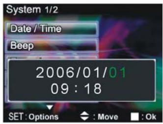 GENIUS DV5122 - Date/time - 10
