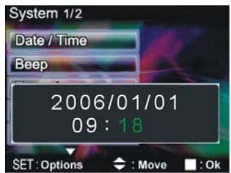 GENIUS DV5122 - Date/time - 6