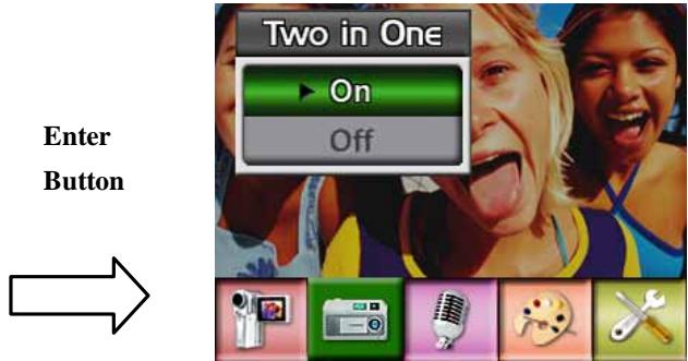 Two in One On Off Enter Button