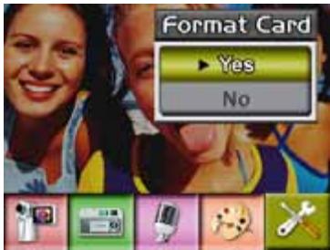 GENIUS DV601 - - Format Card - 2