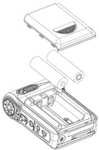 GENIUS DV601 - Loading the Battery - 1