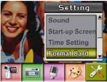 GENIUS DV601 - - Format Card - 1