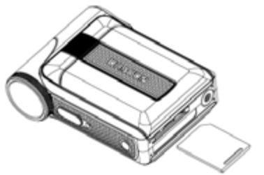 GENIUS DV601 - Inserting and Removing an SD Card Optional - 1