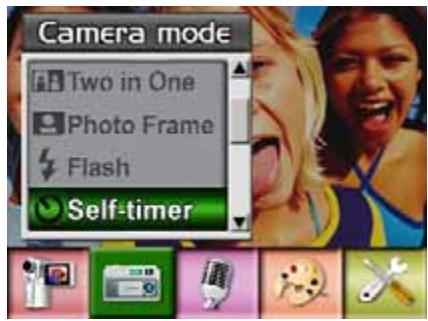 Camera mode Two in One Photo Frame Flash Self-timer