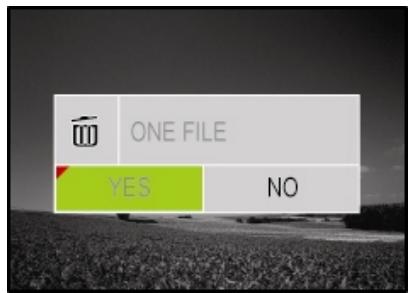 GENIUS DV813 - To delete one video or image - 1