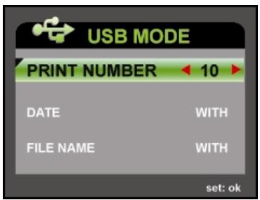 GENIUS DV813 - CONNECTING THE DIGITAL VIDEO CAMERA DIRECTLY TO THE PRINTER FOR PRINTING IMAGES (PICTBRIDGE FUNCTION) - 5