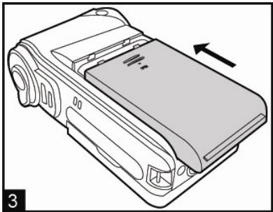 GENIUS DV813 - Installing the Battery - 3