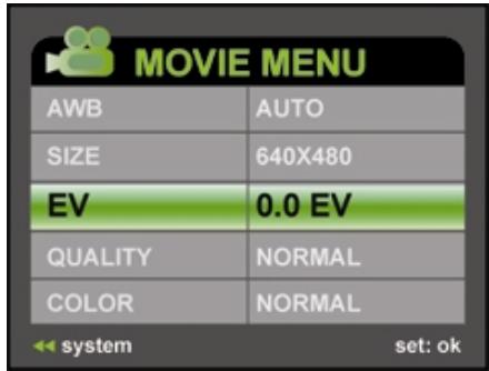 GENIUS DV813 - Setting the Exposure Value - 1
