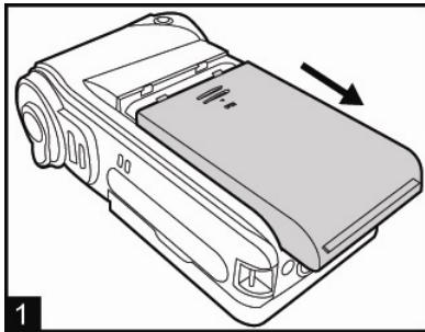 GENIUS DV813 - Installing the Battery - 1